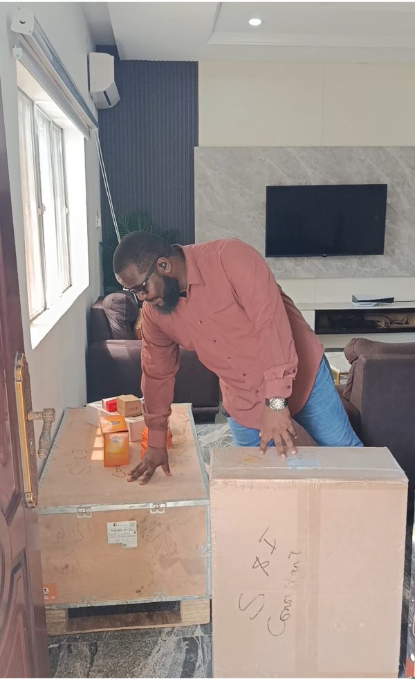 8kVA inverter connected to a 15kWh lithium battery bank. The batteries are charged directly from the utility grid, providing dependable backup power without a solar array. The installation includes the inverter, lithium batteries, protection devices, and